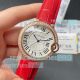 Fake TWF Cartier Ballon Bleu Rose Gold Diamond Bezel 36mm Red Leather Strap (2)_th.jpg